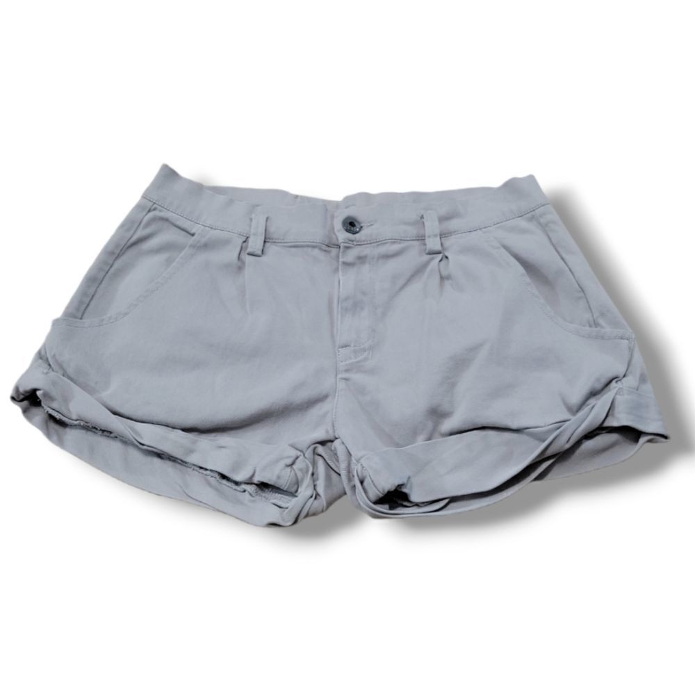 Blank NYC Shorts Size 27 W30"xL3" BLANKNYC Chino Shorts Cuffed Short Shorts Gray